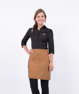 Shirt Women Black Stretch 3/4 Sleeve