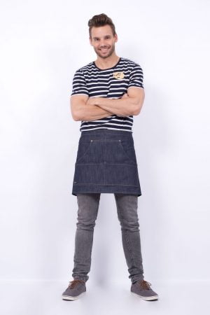 Schortje denim 77x40 cm