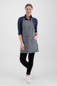 Bib Apron Salopet Grey Denim