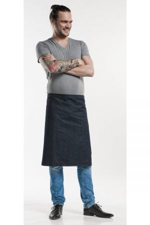 Plain Blue Denim Sloof L65