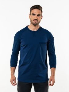 Chef Jacket T-shirt Valente UFX Navy LS